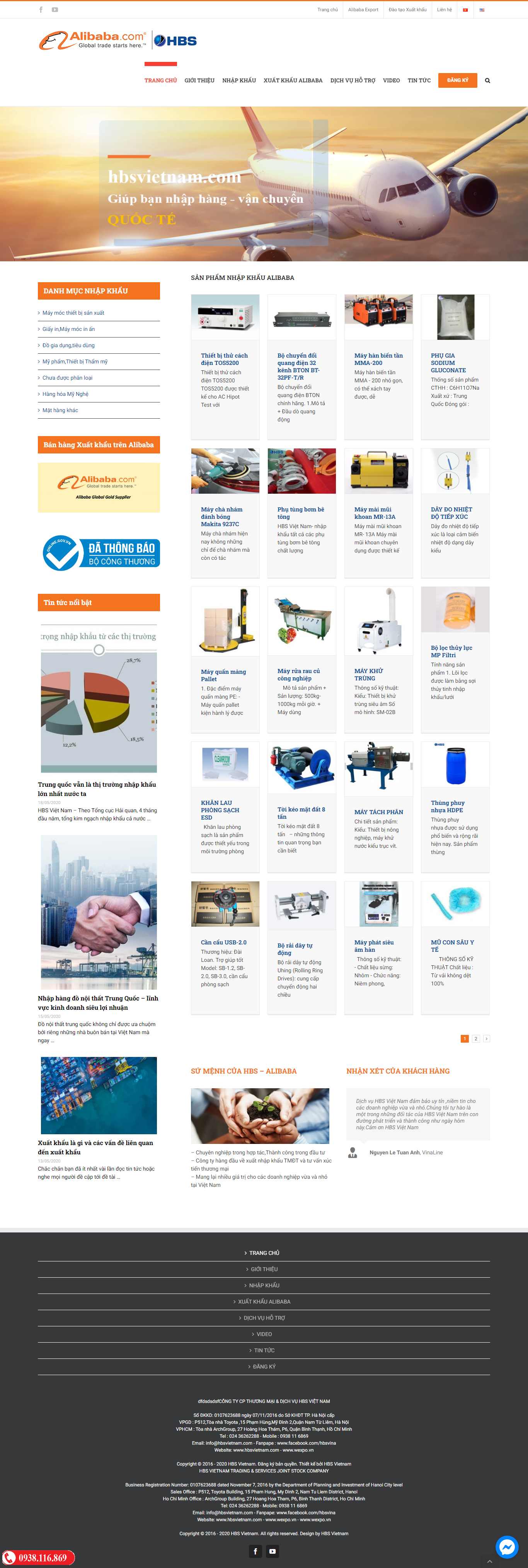 Thiết kế Web công ty hbsvietnam.com