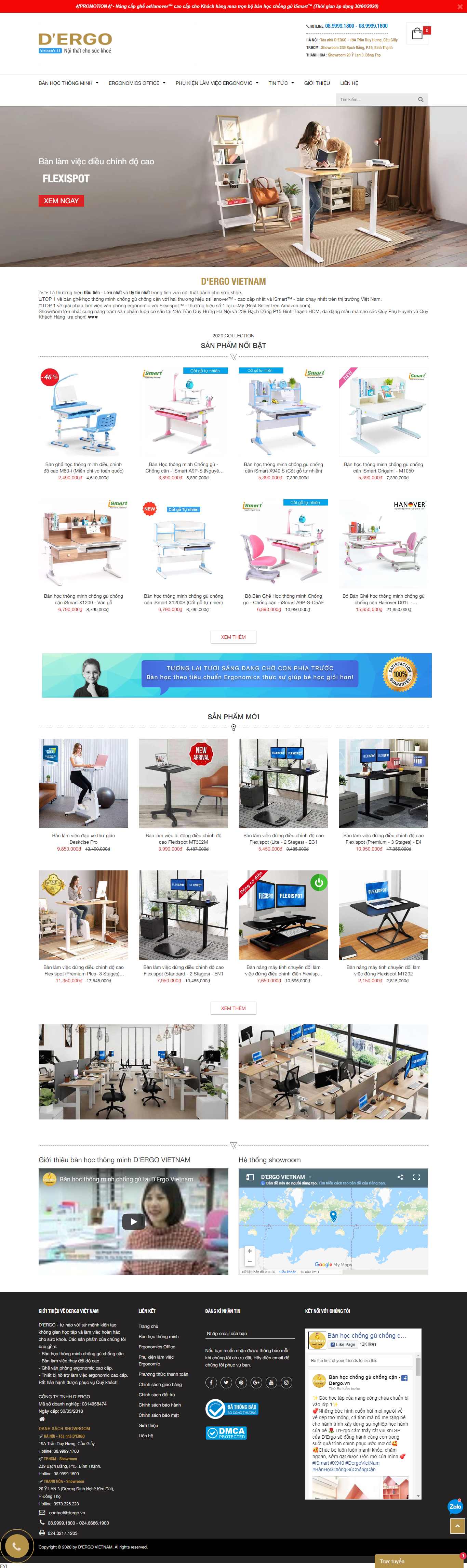 Thiết kế Web đồ nội thật dergo.vn