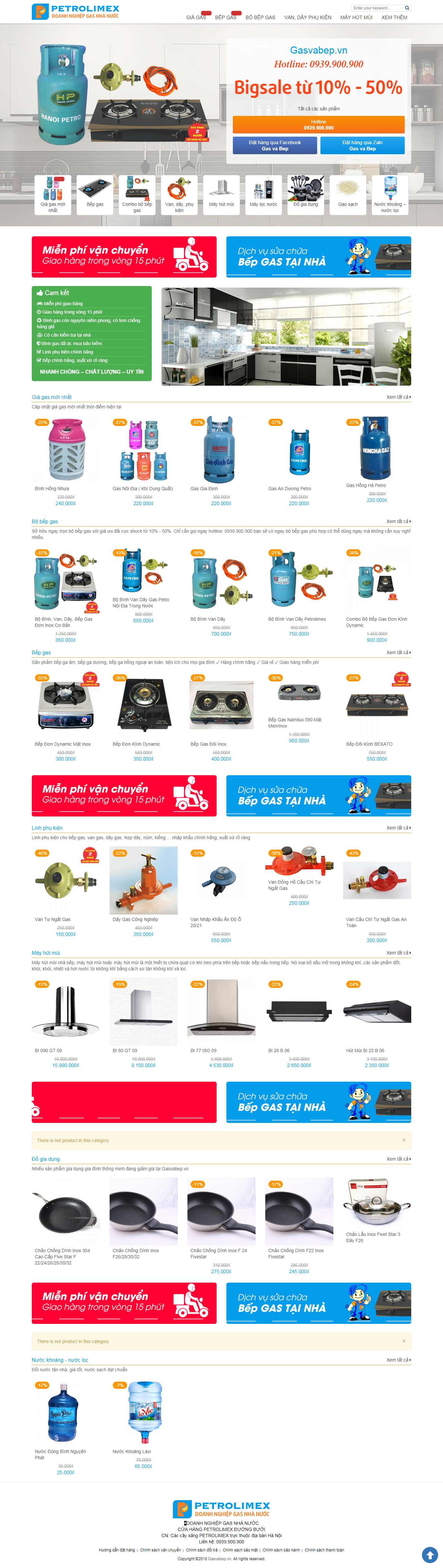 Thiết kế Web giao ga gasvabep.vn