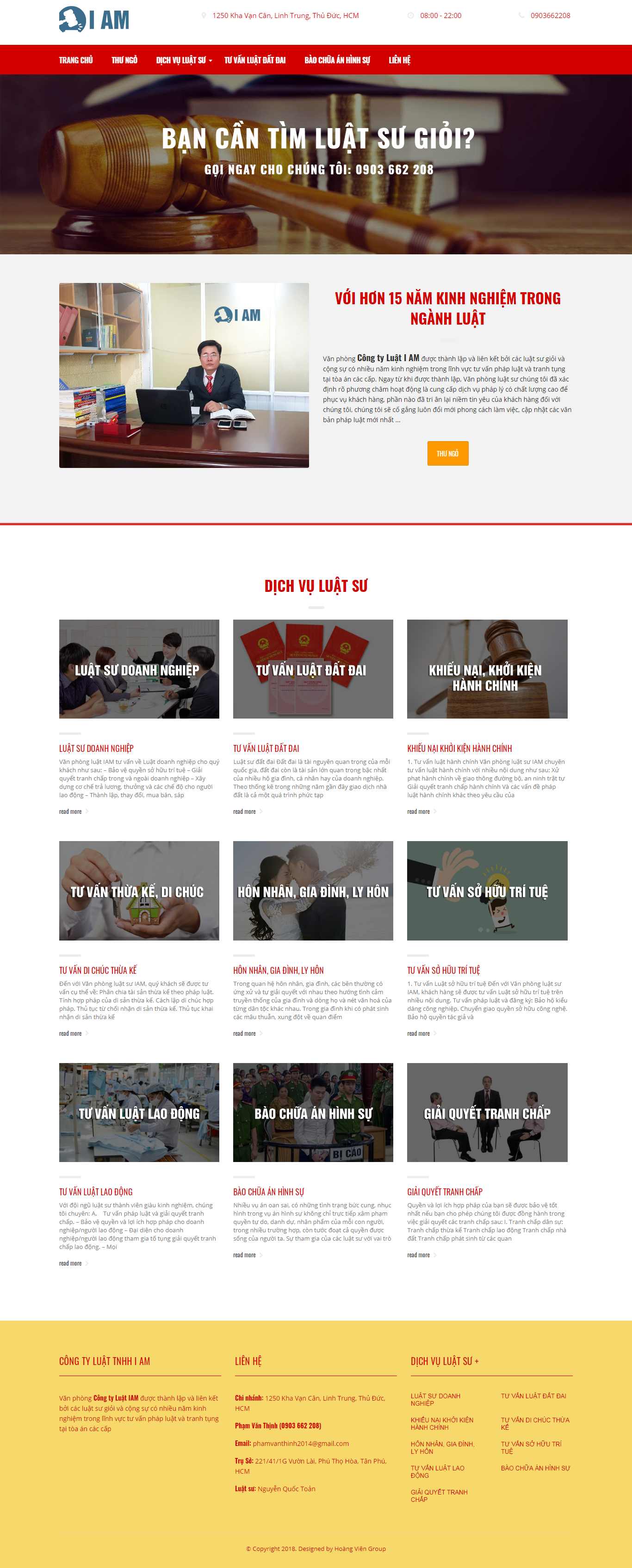 Thiết kế Web chuyên nghiệp hà nội luatsuphamvanthinh.net