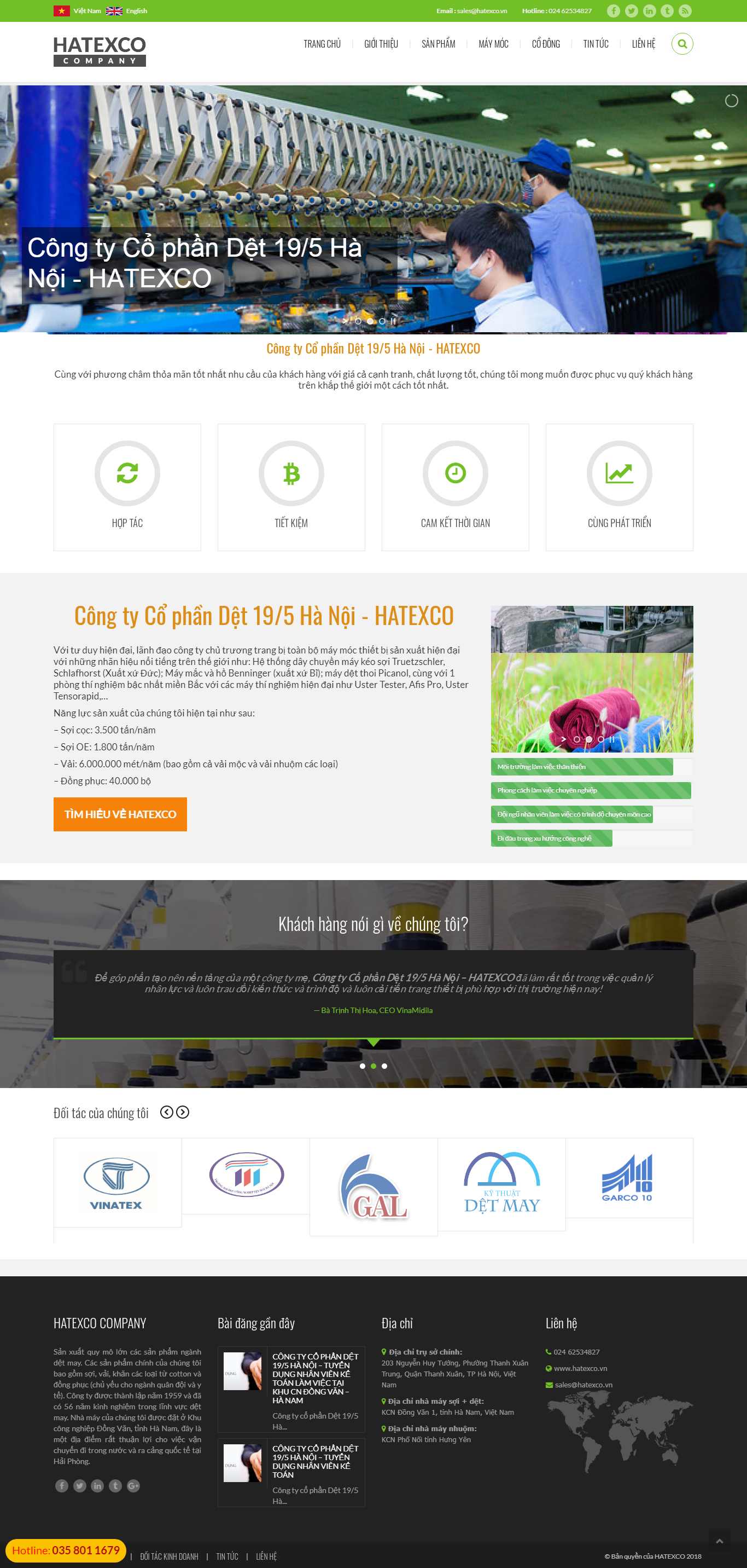 Thiết kế Web tin tức hatexco.vn