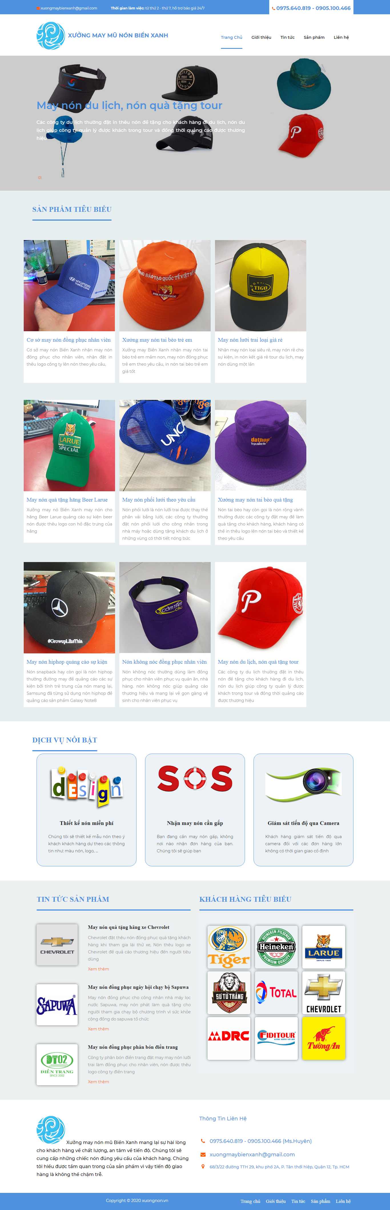 Thiết kế Web load nhanh xuongnon.vn