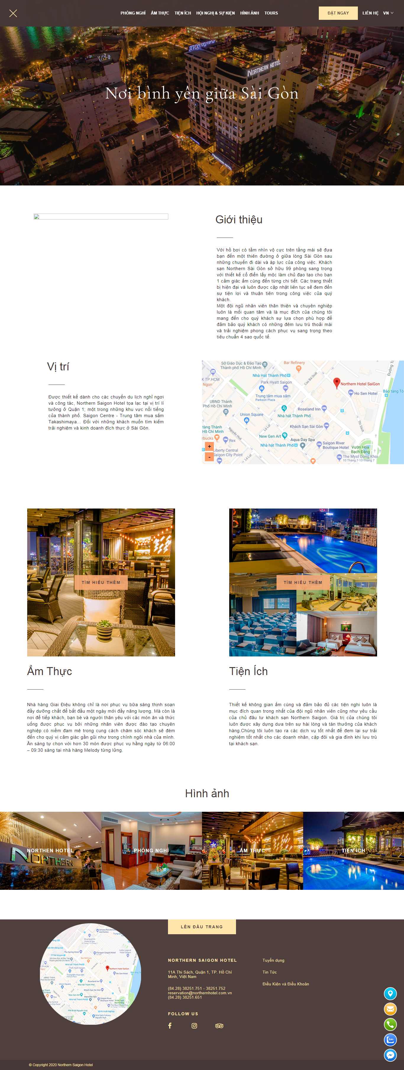 Thiết kế Web tối ưu seo northernhotel.com.vn