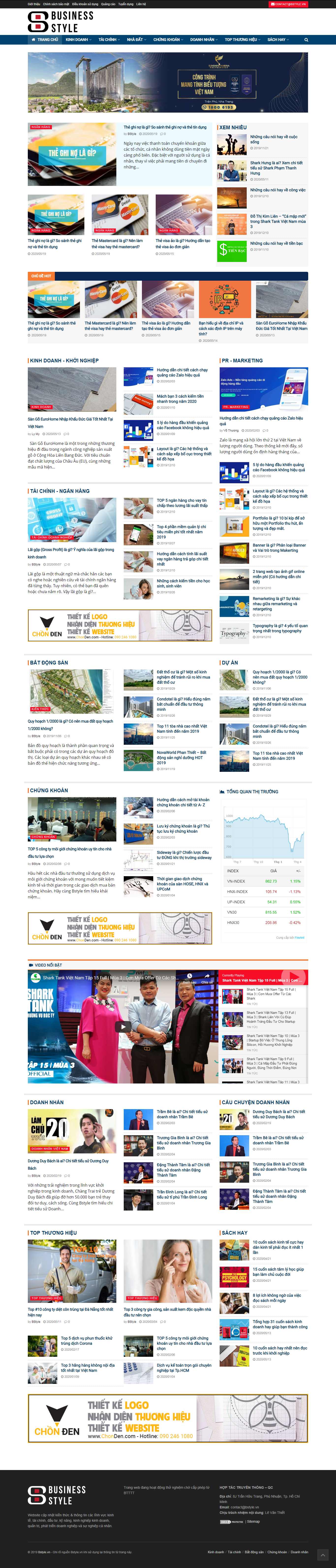 Thiết kế Web startup bstyle.vn