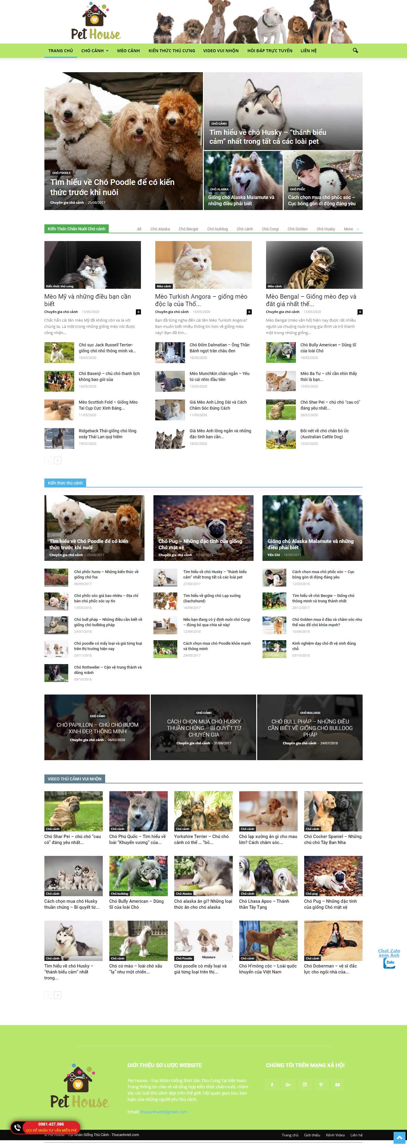 Thiết kế Web đống đa thucanhviet.com