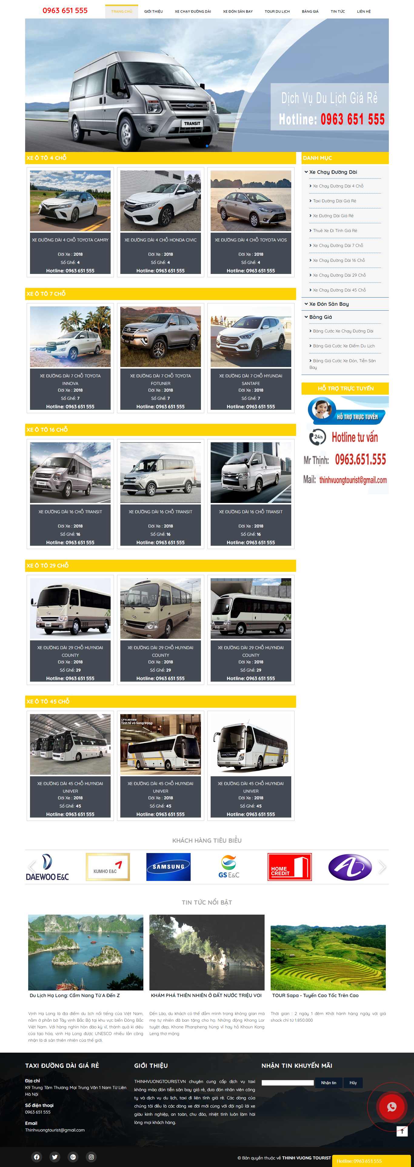 Thiết kế Web huyện gia lâm thinhvuongtourist.vn