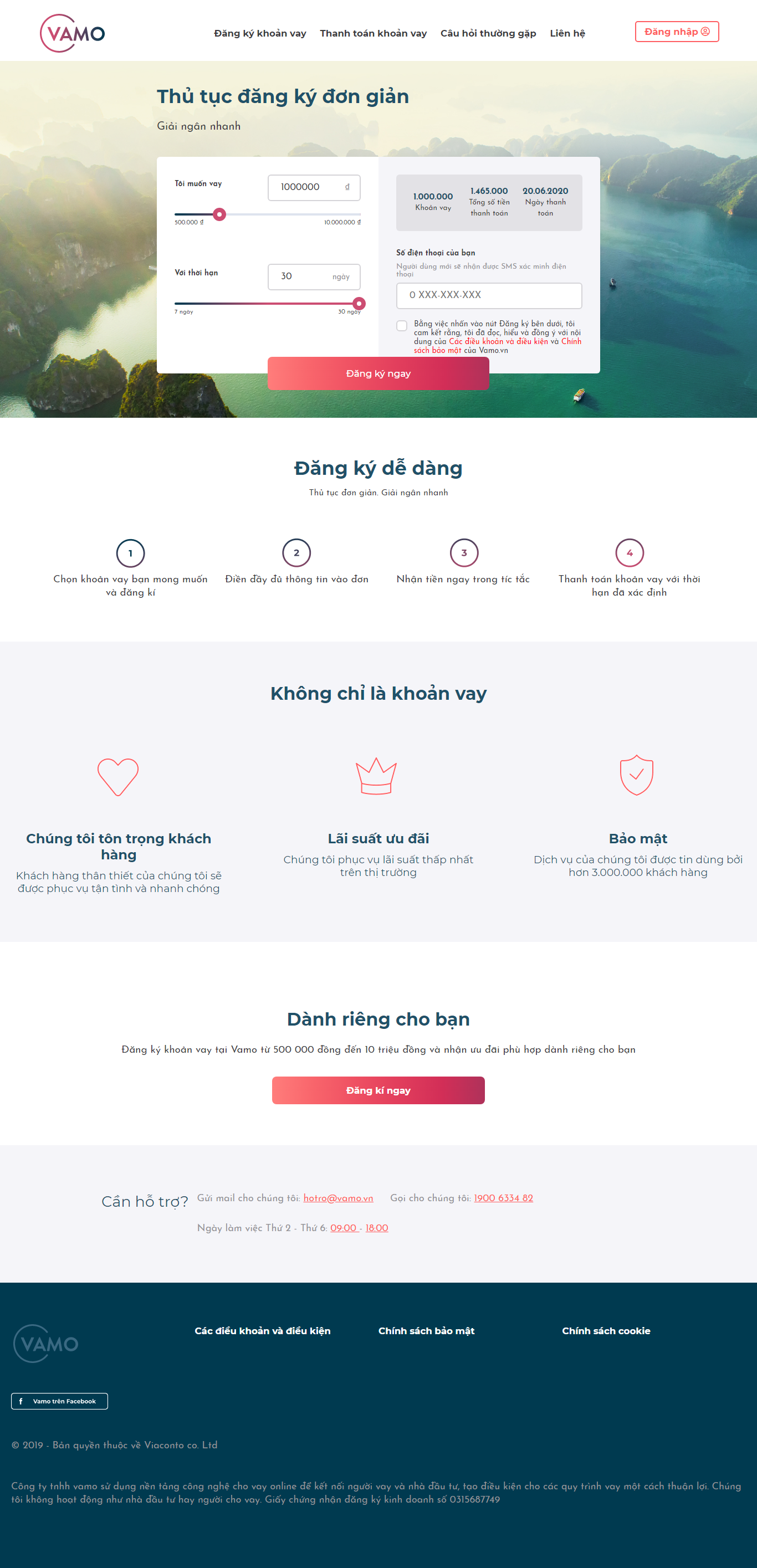 Thiết kế Web huyện thanh trì vamo.vn
