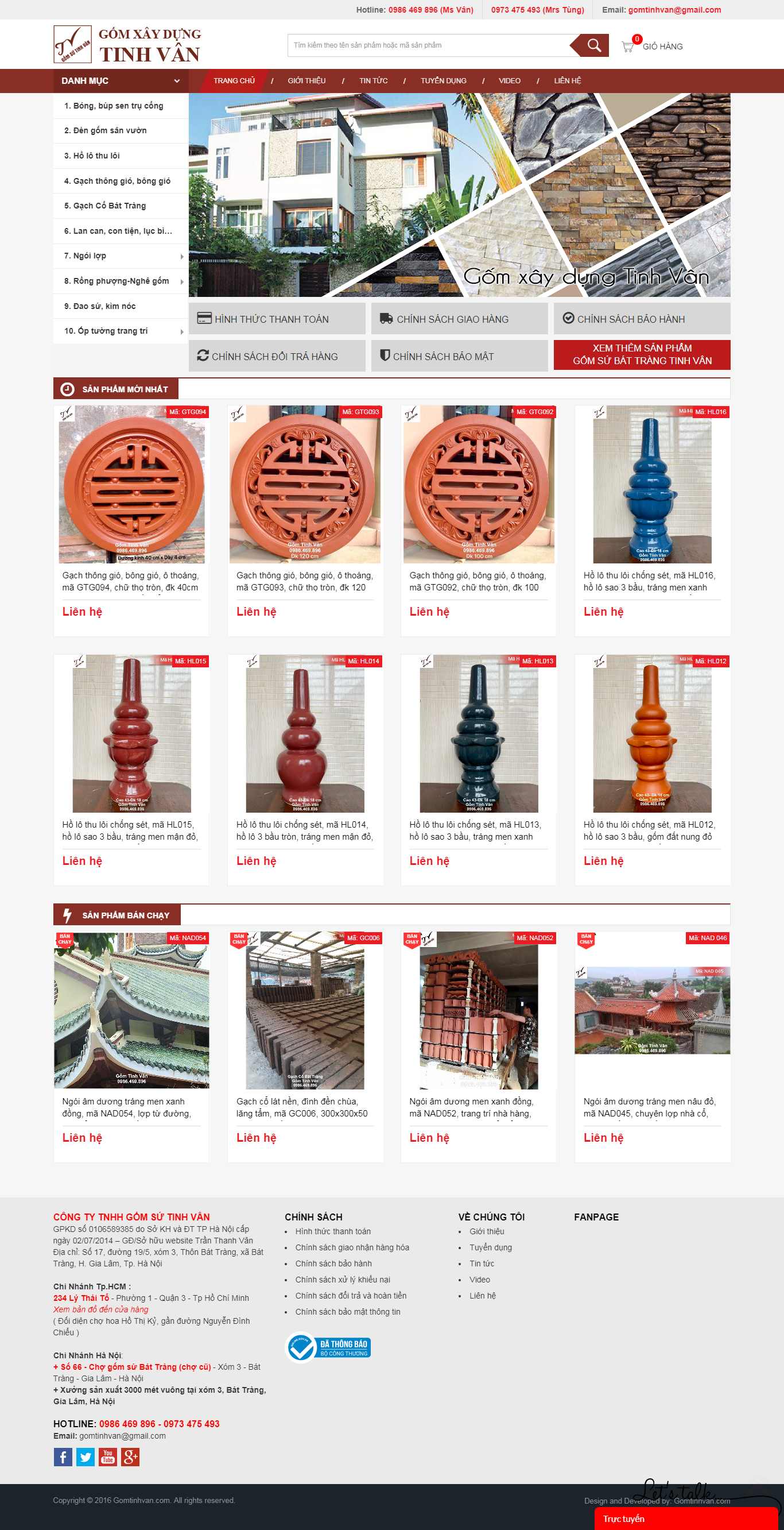 Thiết kế Web huyện hoài Đức gomxaydung.net