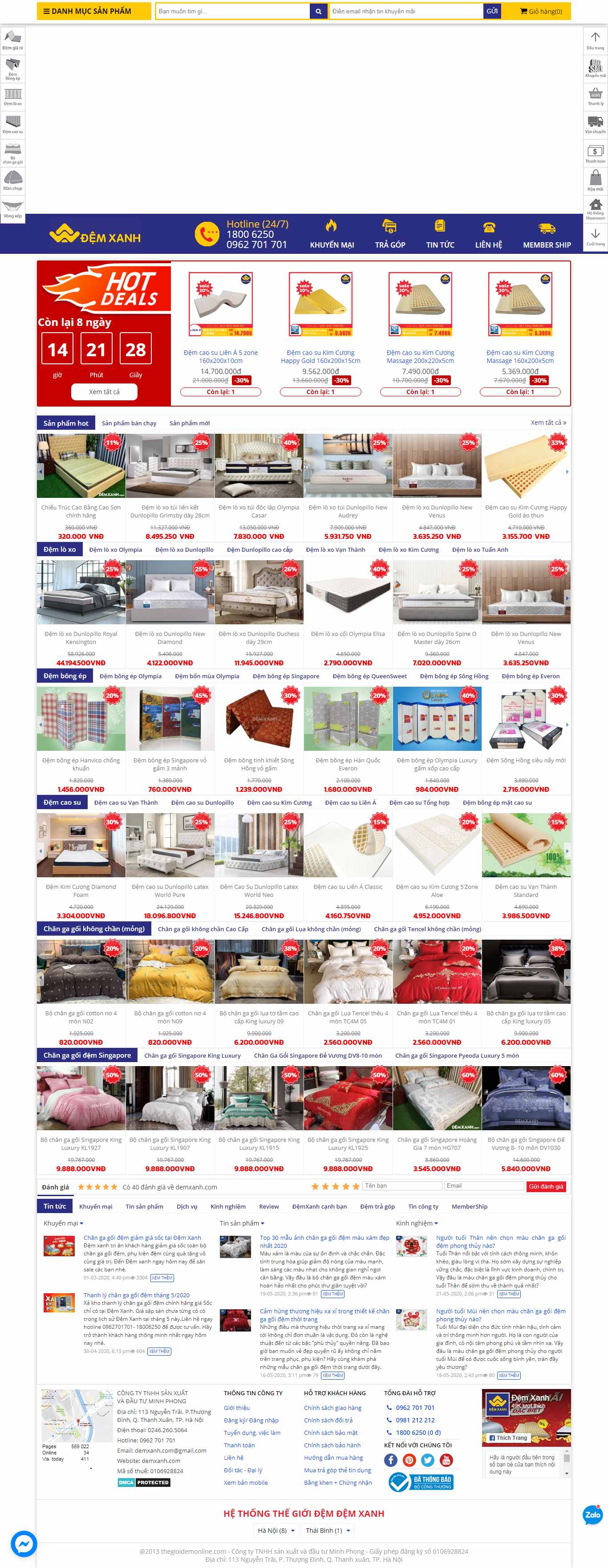 Thiết kế Web huyện chương mỹ demxanh.com