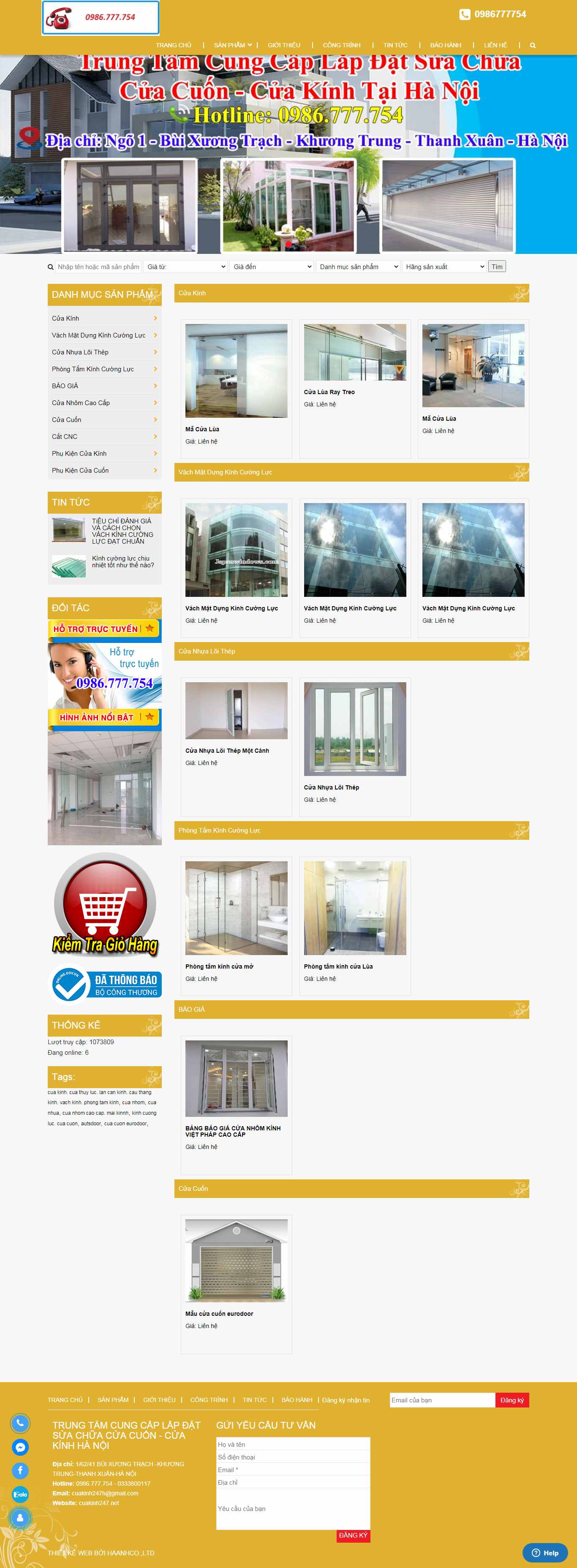 Thiết kế Web huyện thường tín cuakinh247.net