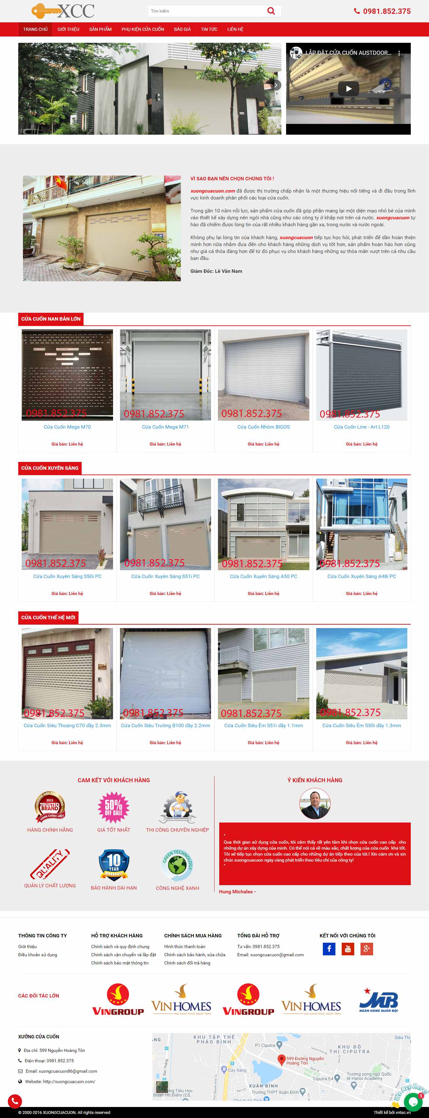 Thiết kế Web huyện Ứng hòa xuongcuacuon.com