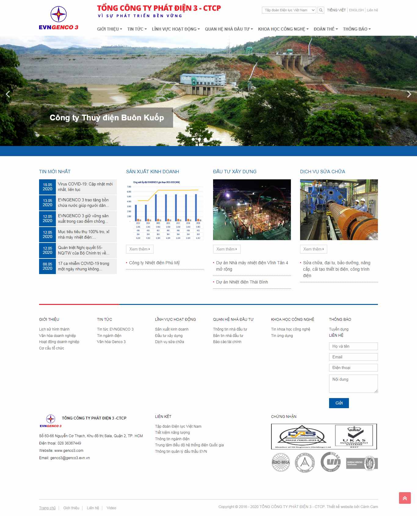 Thiết kế Web miền bắc genco3.com