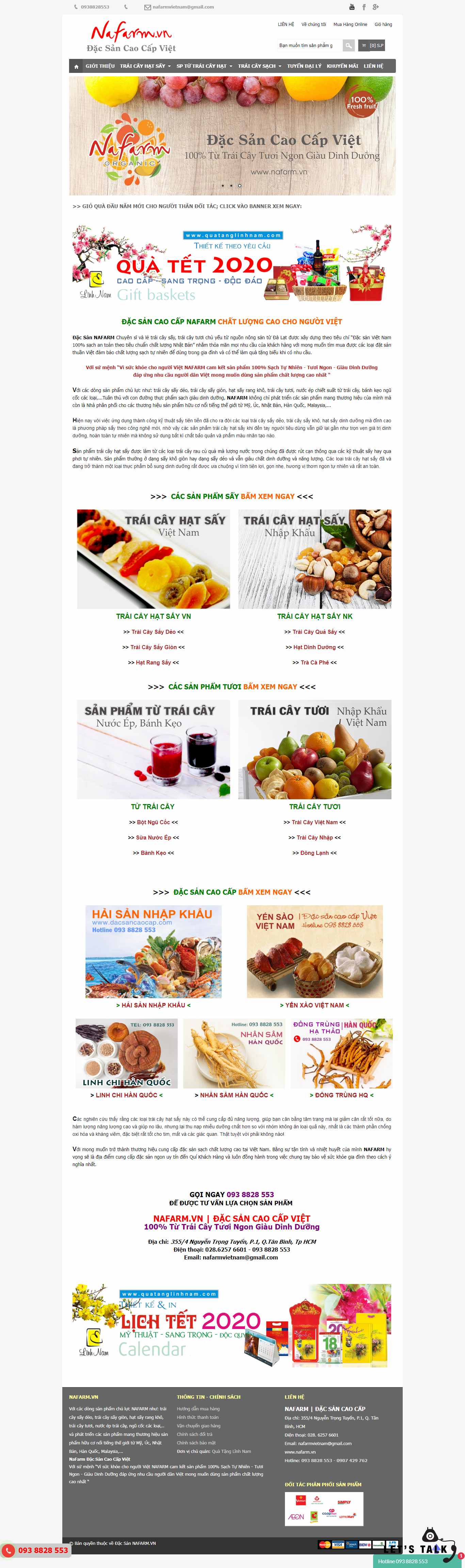 Thiết kế Web bạc liêu nafarm.vn