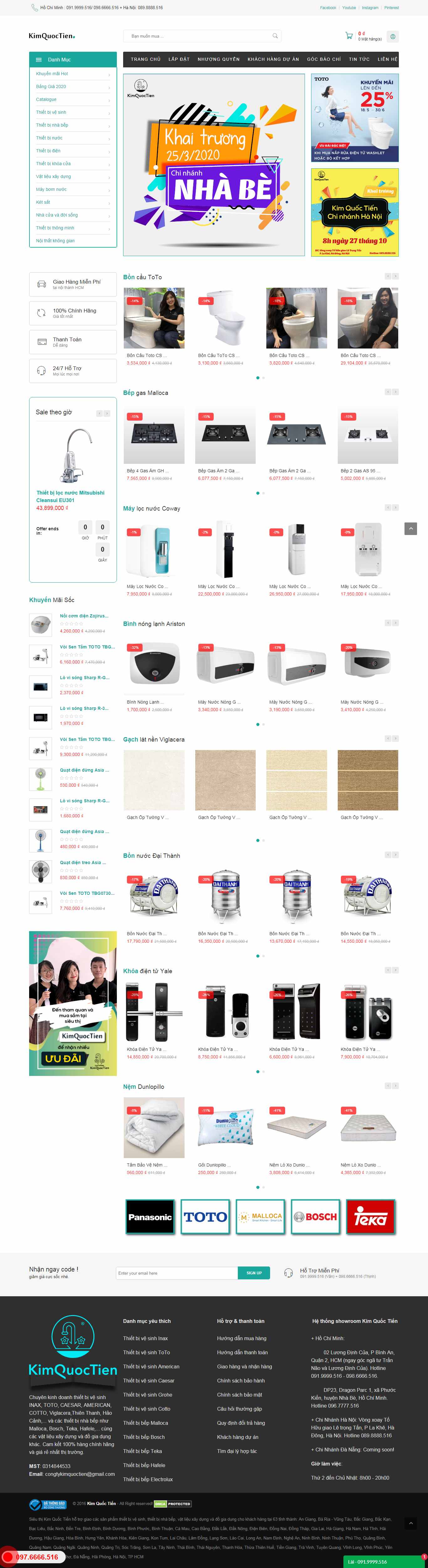 Thiết kế Web bắc giang kimquoctien.com