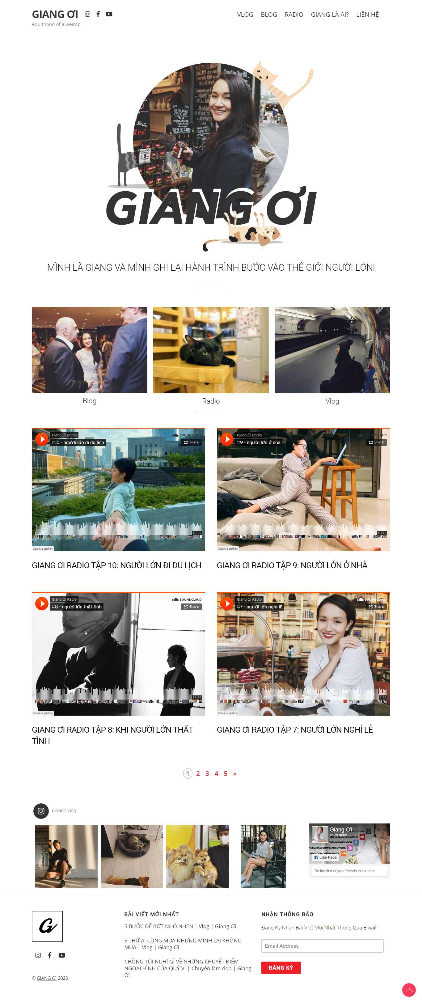 Thiết kế Web bloger giangoi.com