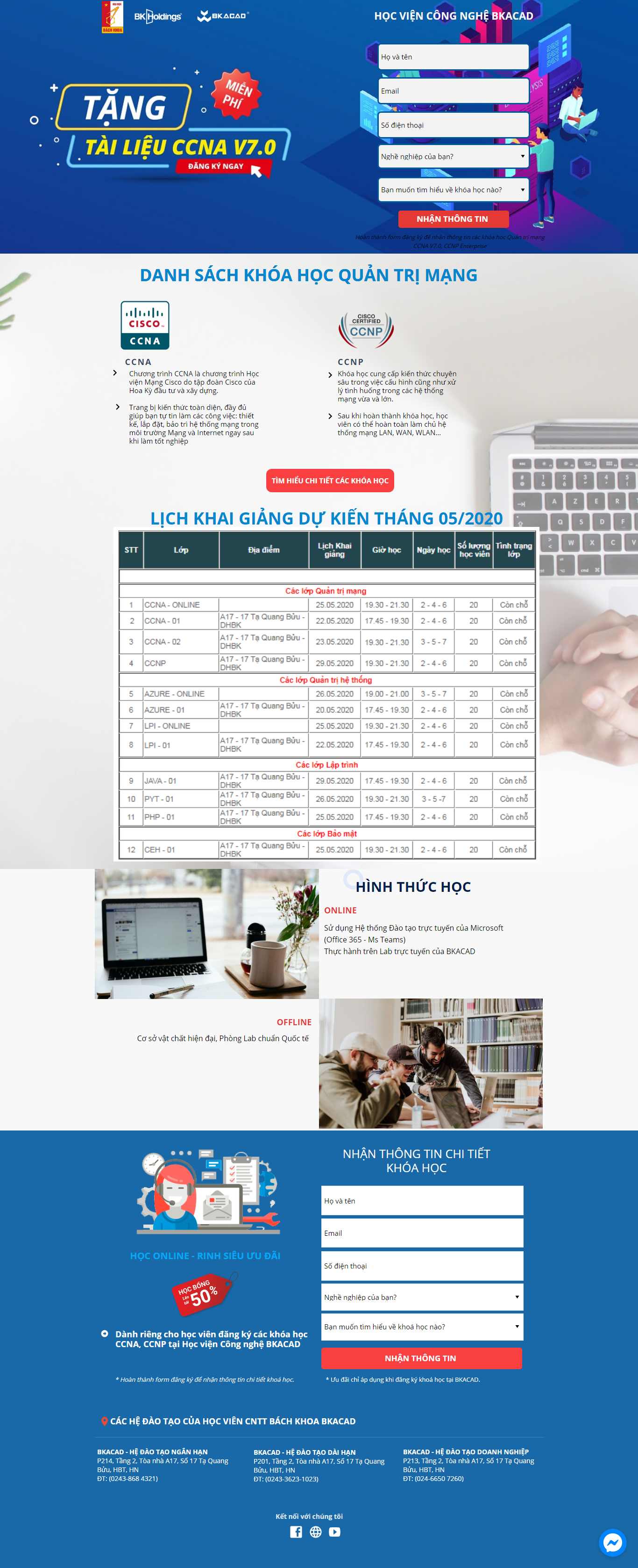 Thiết kế Web quản trị mạng quantrimang.bkacad.edu.vn