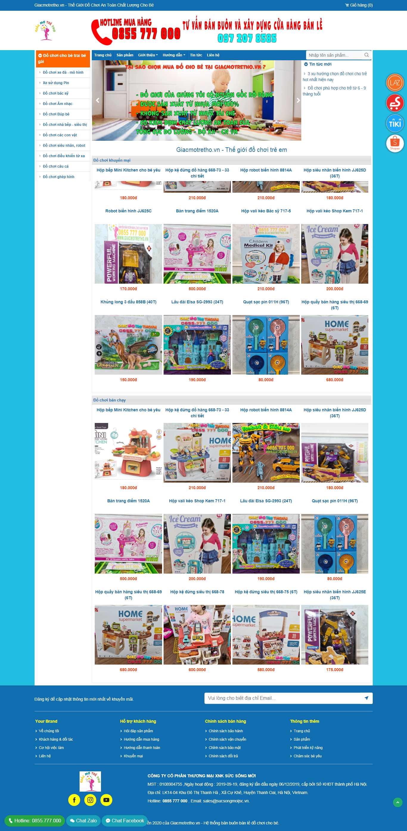 Thiết kế Web trẻ thơ giacmotretho.vn