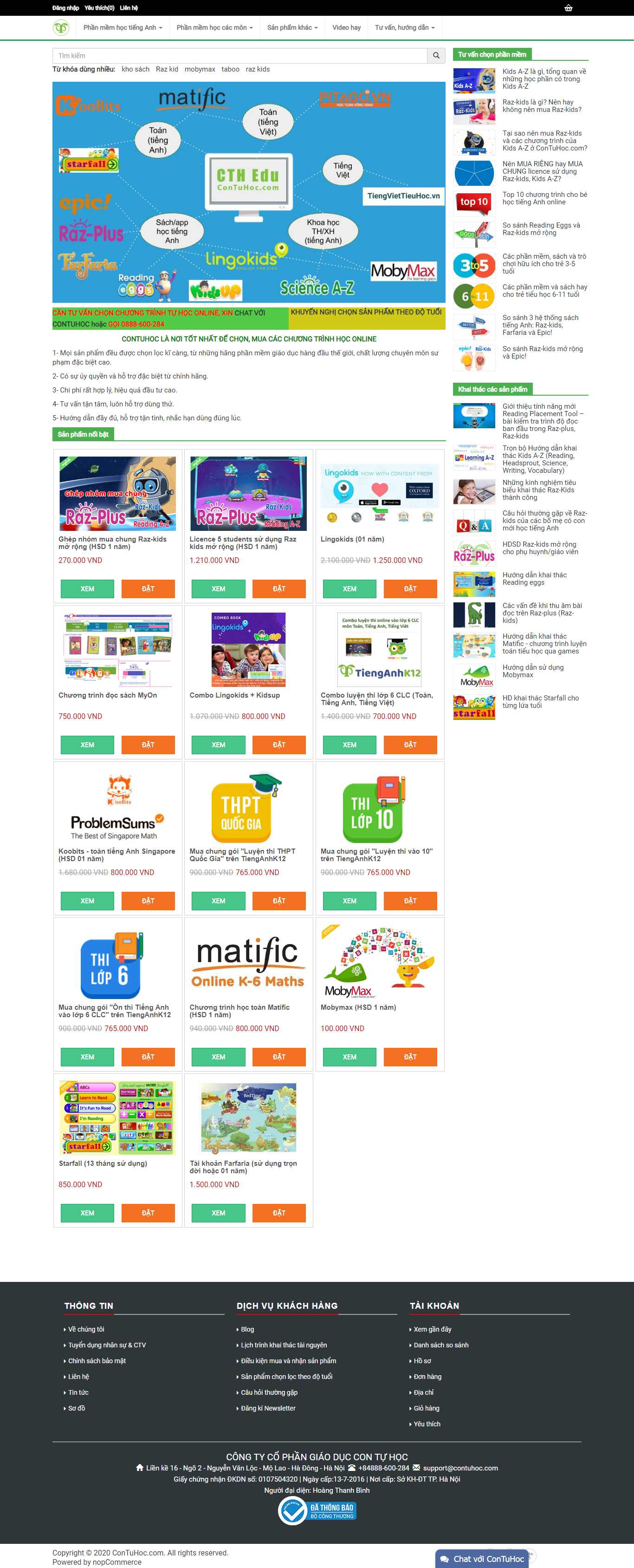 Thiết kế Web tập đánh máy contuhoc.com