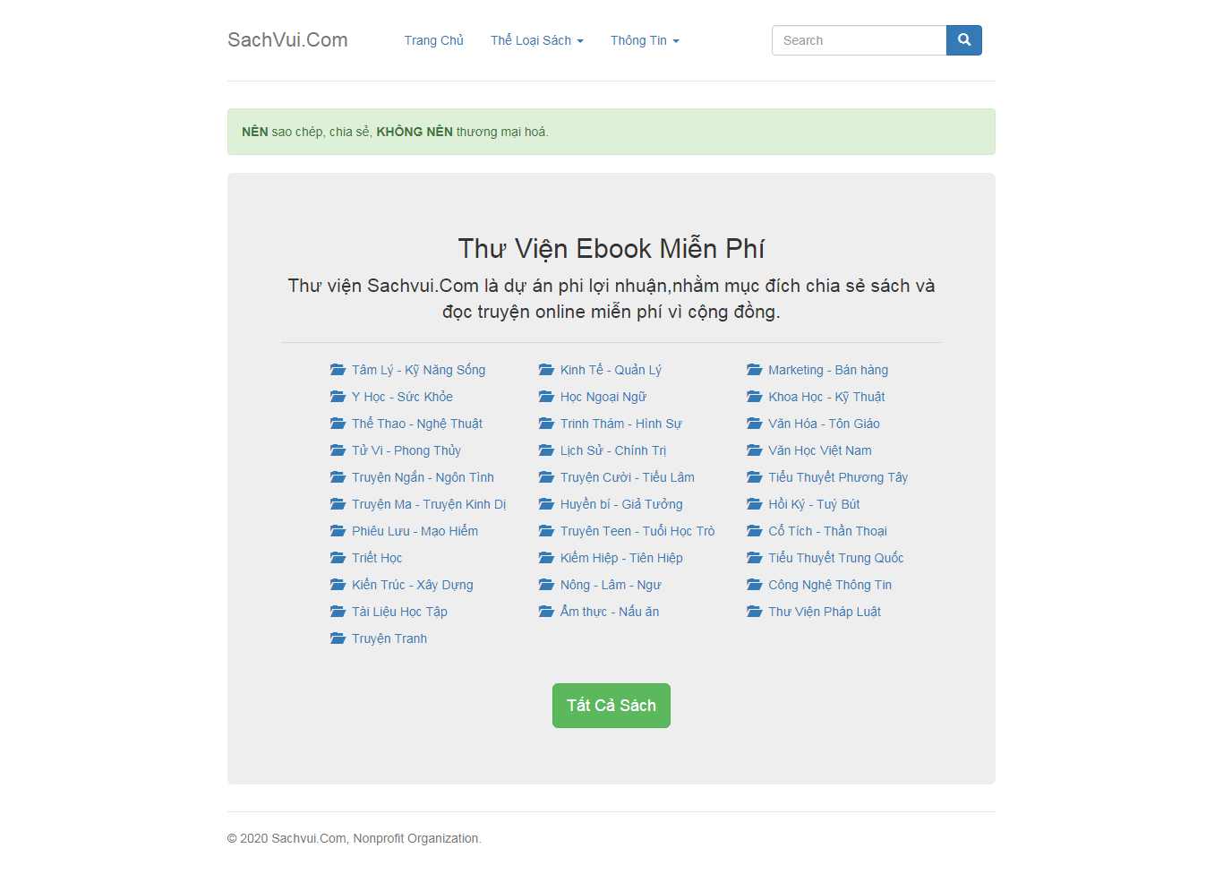 Thiết kế Web đọc sách online sachvui.com