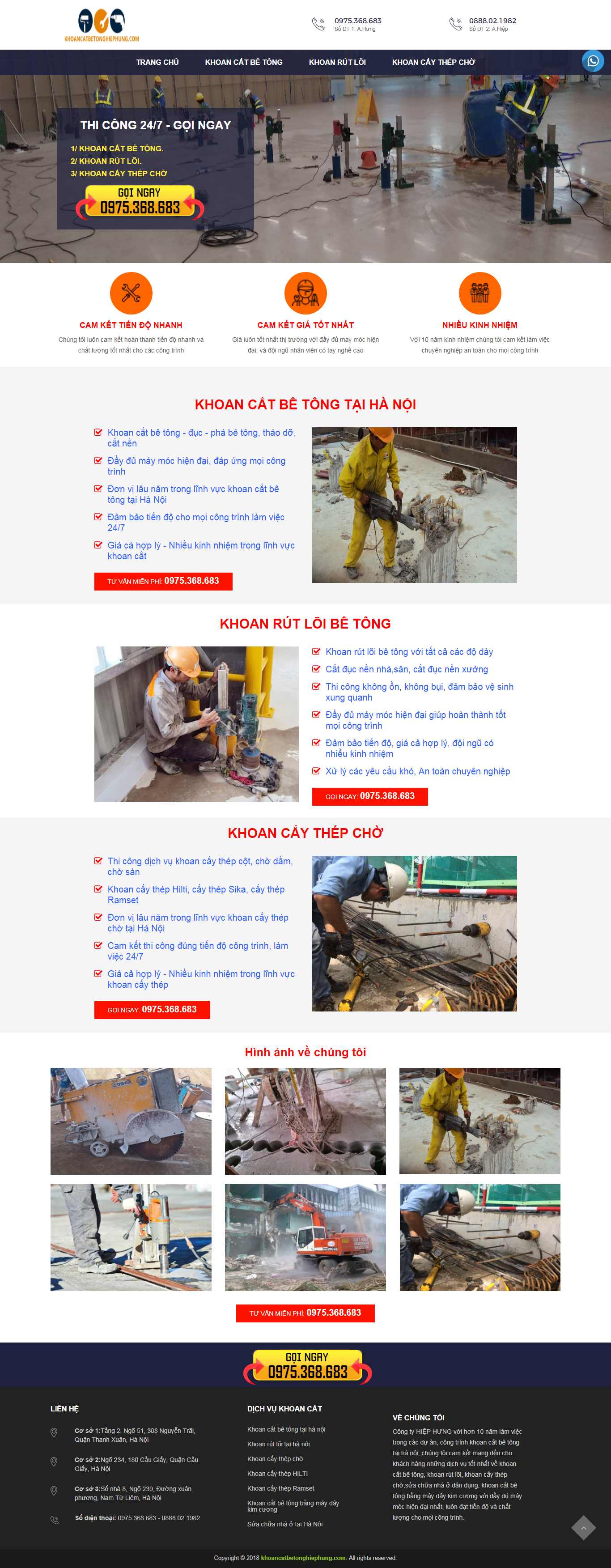 Thiết kế Web cao bằng khoancatbetonghiephung.com