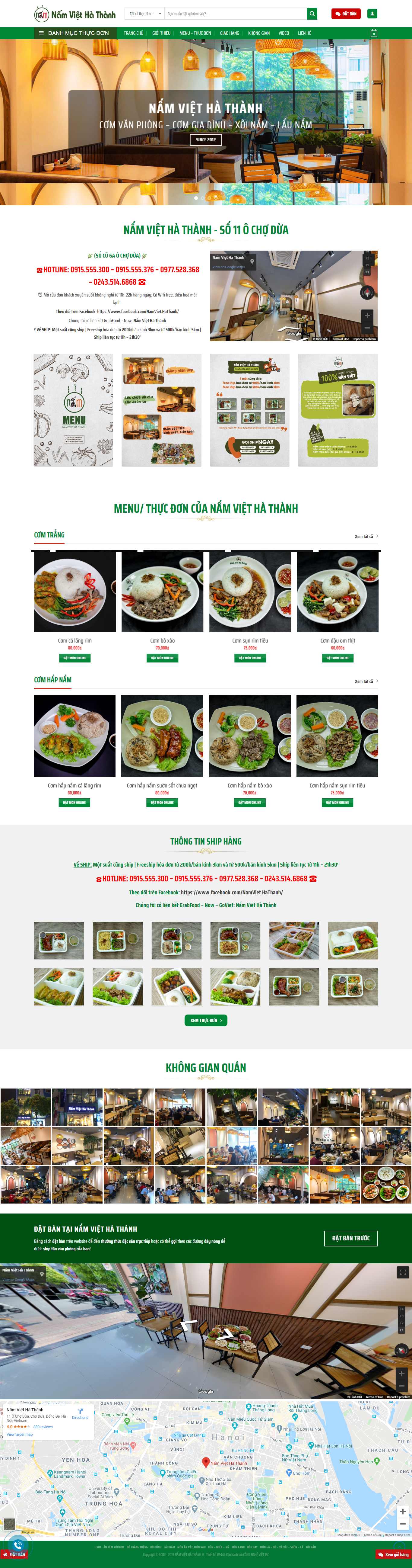 Thiết kế Web đặc sản namviethathanh.com