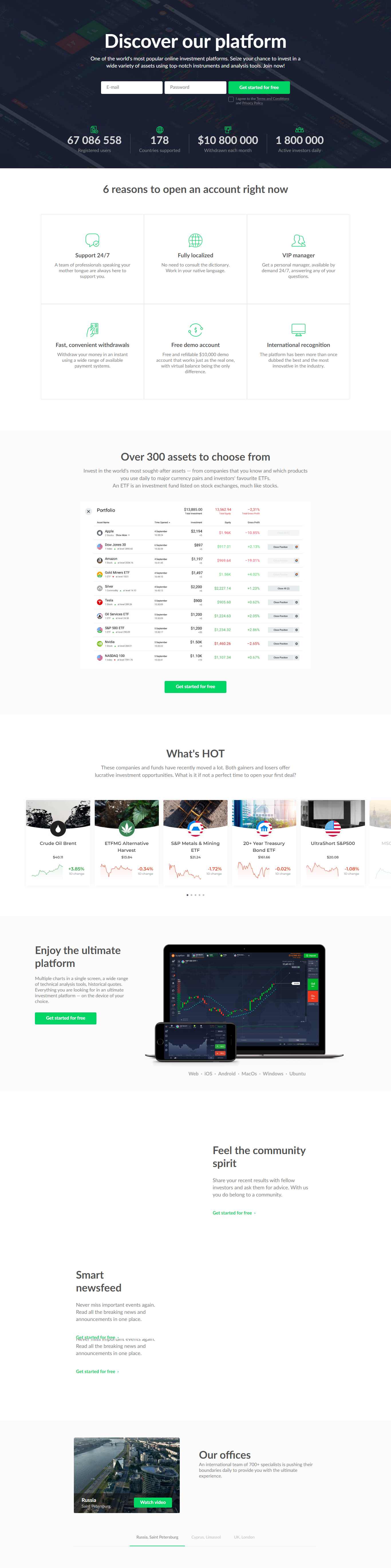Thiết kế Web đầu tư iqbroker.co