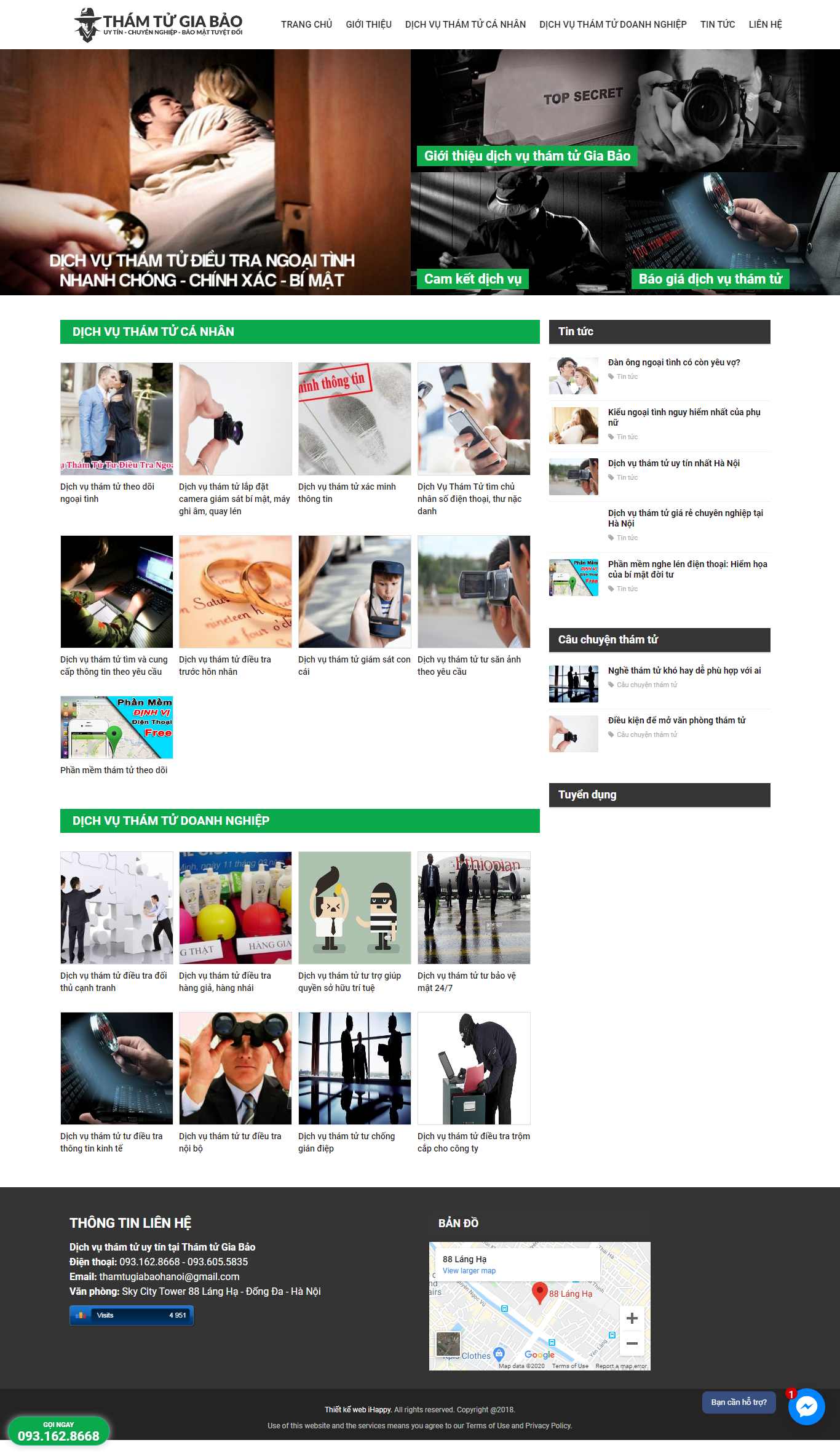 Thiết kế Web Đồng nai thamtugiabao.com