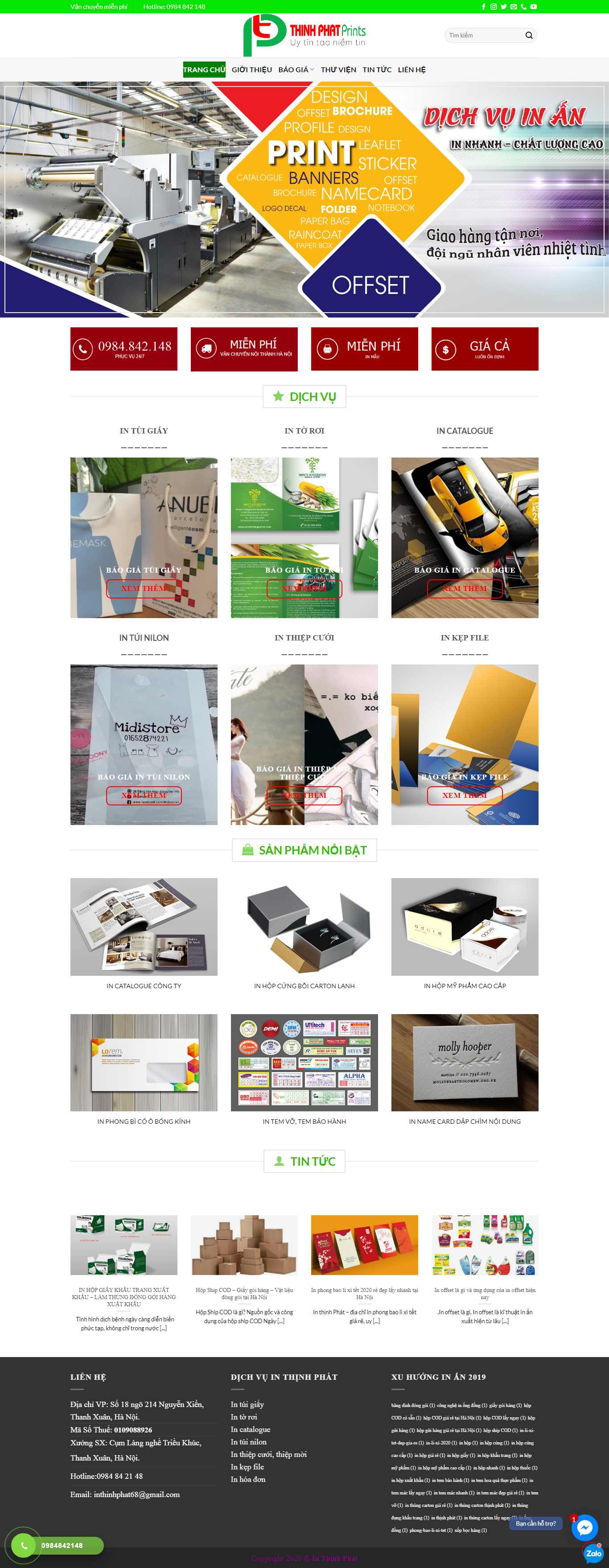 Thiết kế Web Đồng nai inthinhphat.vn