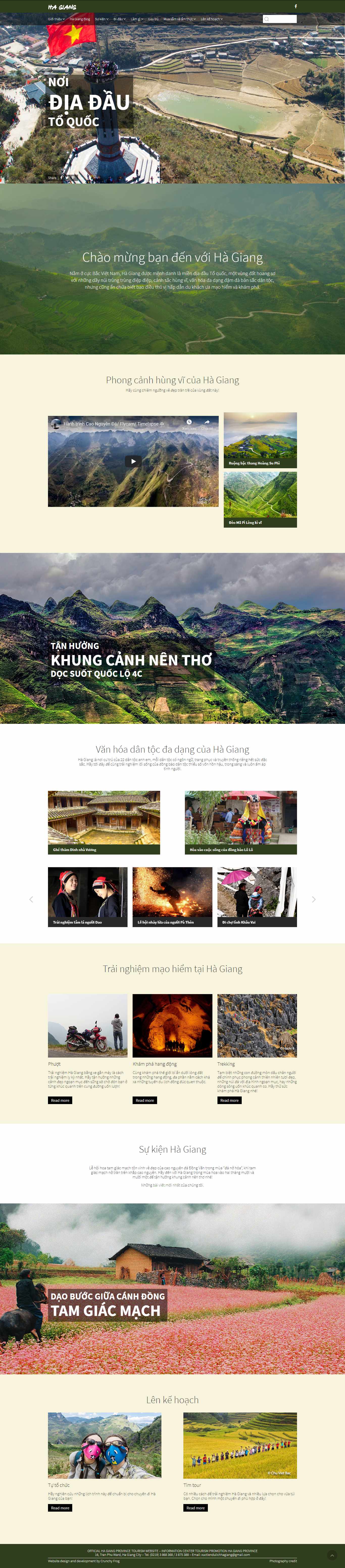 Thiết kế Web hà giang discoverhagiang.com
