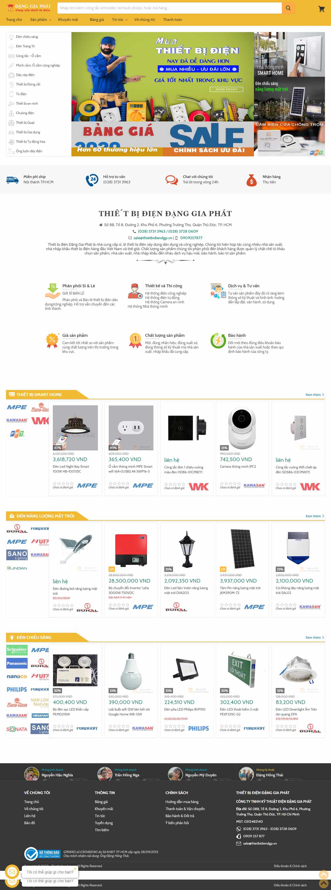 Thiết kế Web lai châu thietbidiendgp.vn