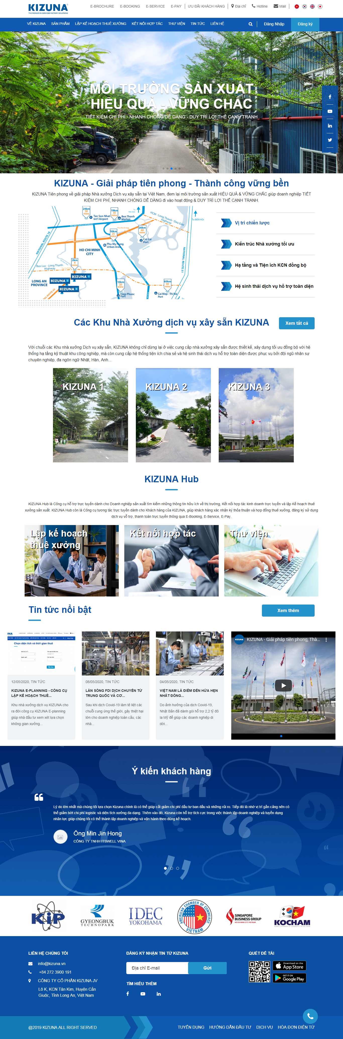 Thiết kế Web long an kizuna.vn