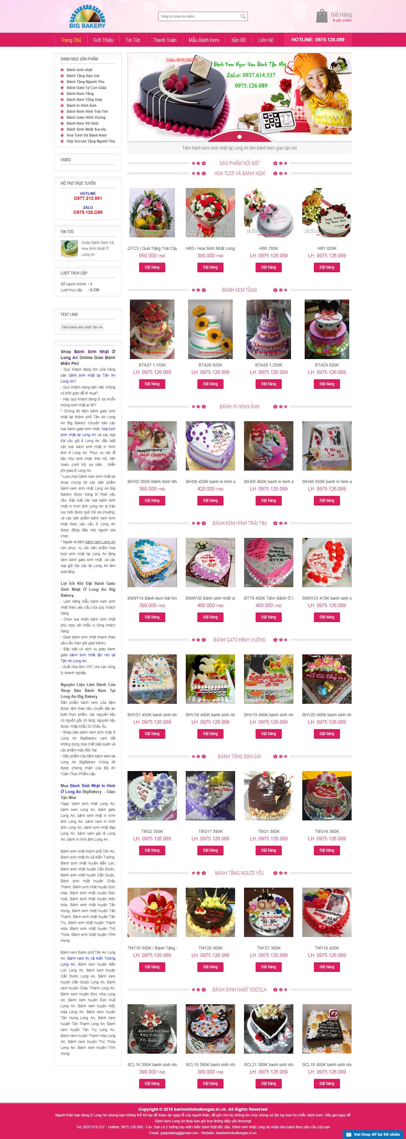 Thiết kế Web long an banhsinhnhatlongan.iri.vn