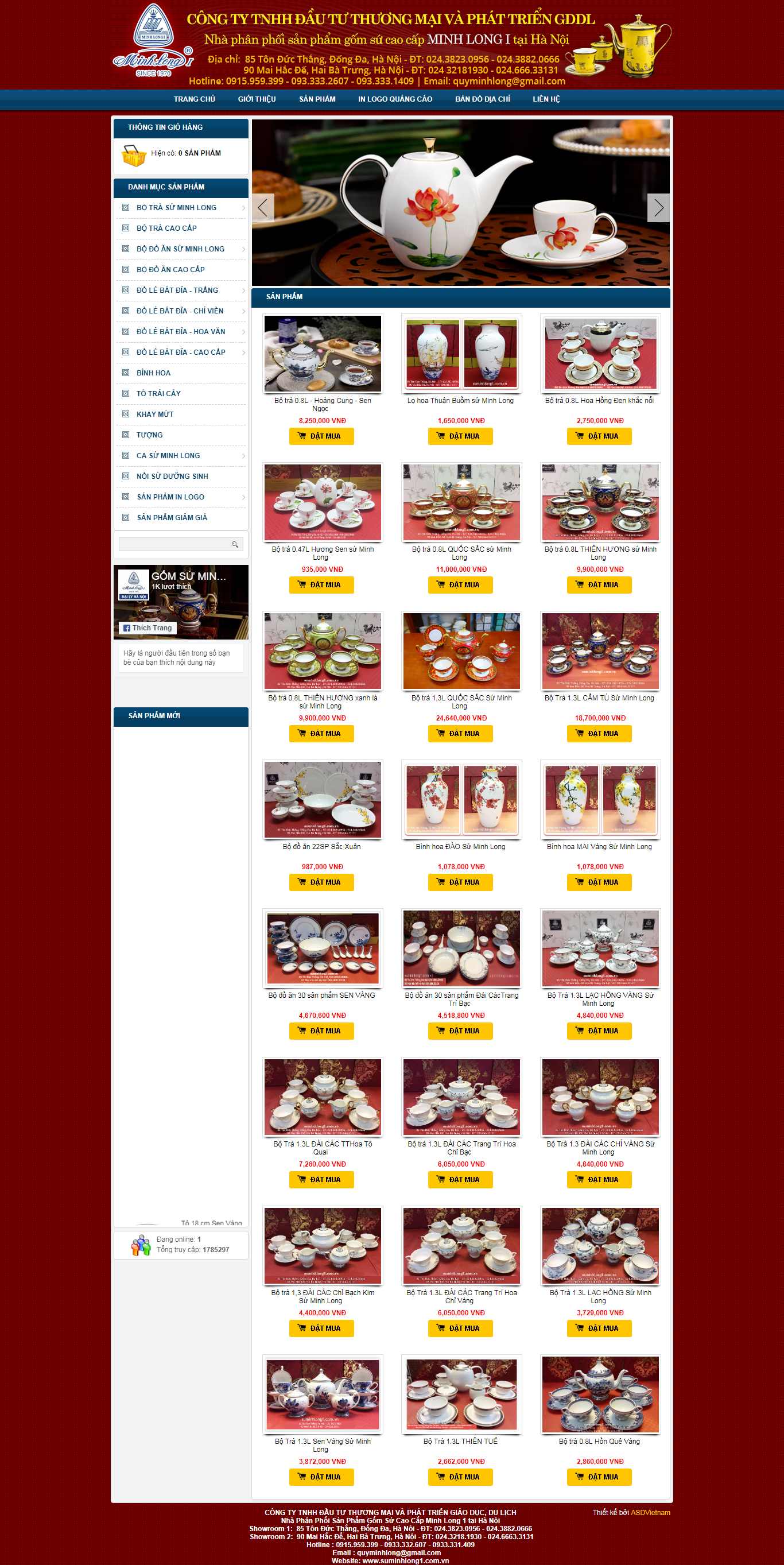 Thiết kế Web nghệ an suminhlong1.com.vn