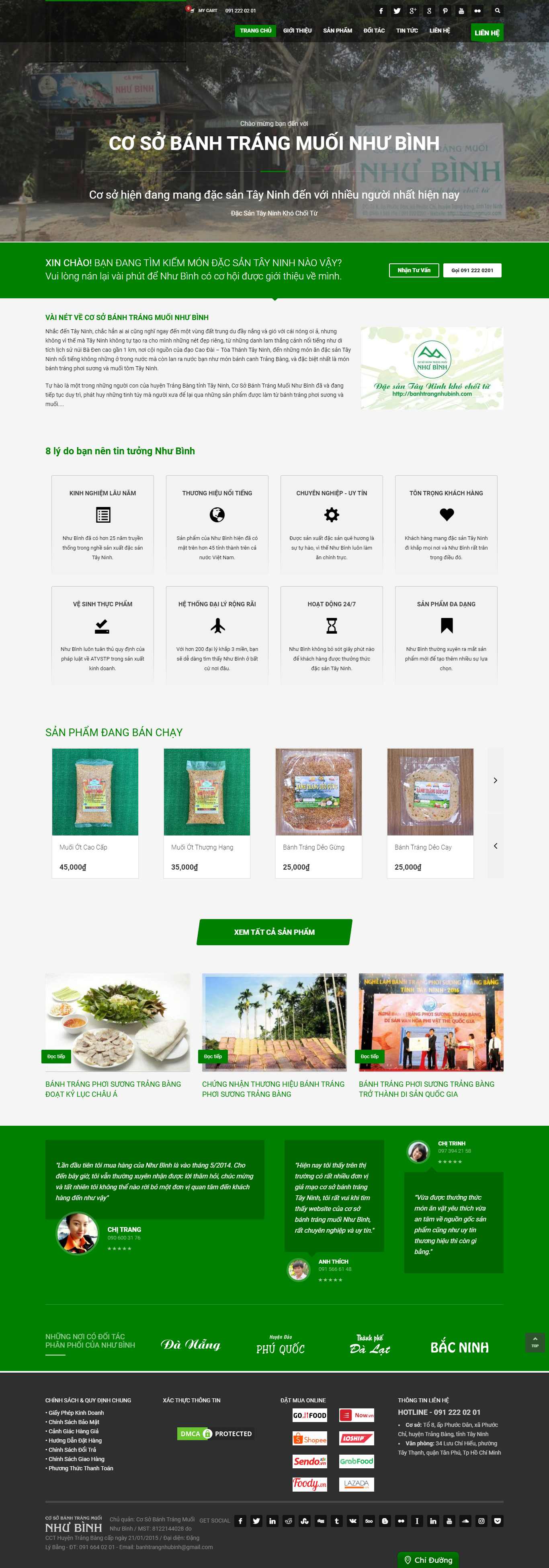 Thiết kế Web ninh thuận banhtrangnhubinh.com