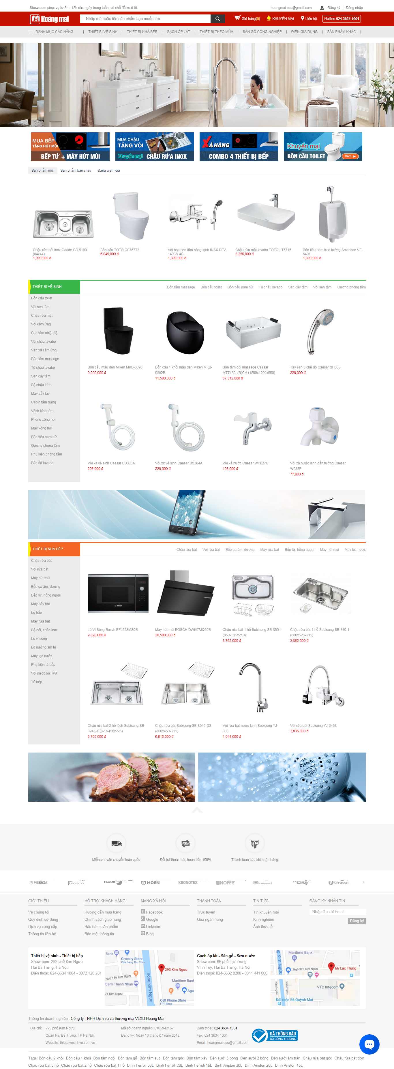 Thiết kế Web phú yên thietbivesinhvn.com.vn