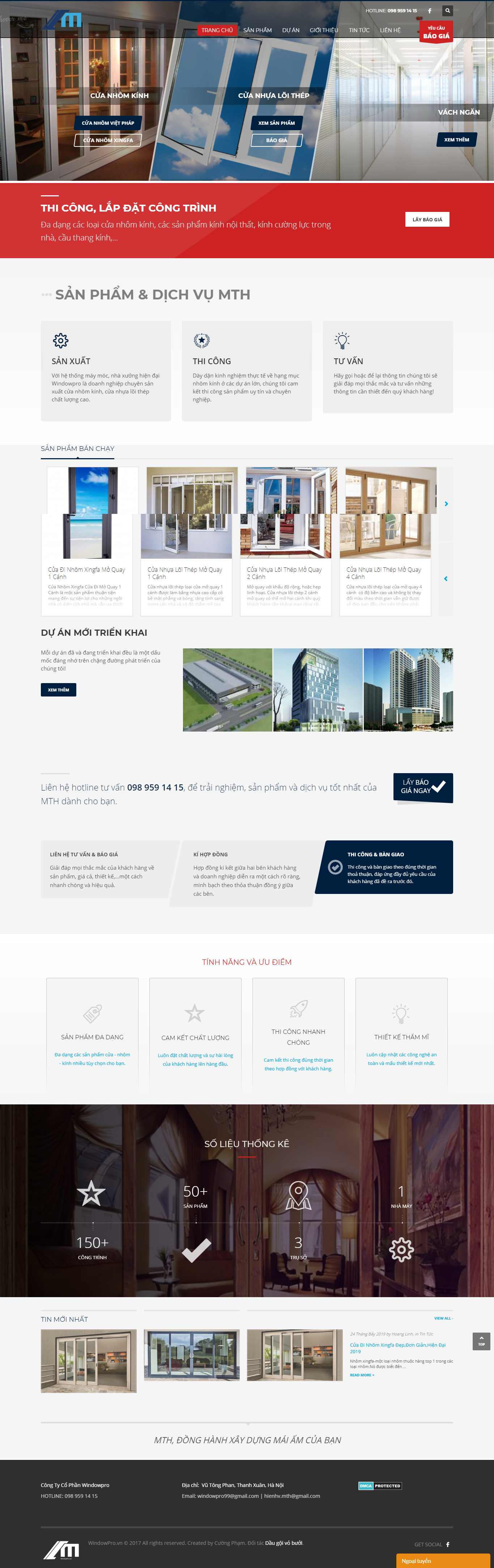 Thiết kế Web quảng ngãi windowpro.vn
