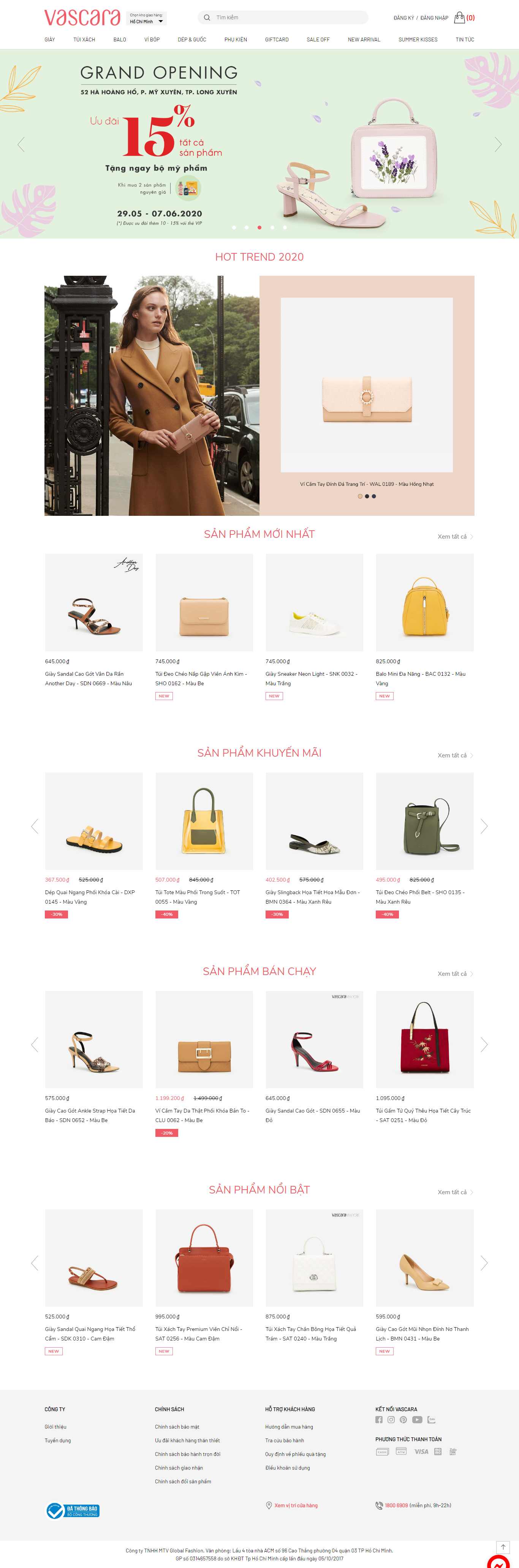 Thiết kế Web quảng trị vascara.com