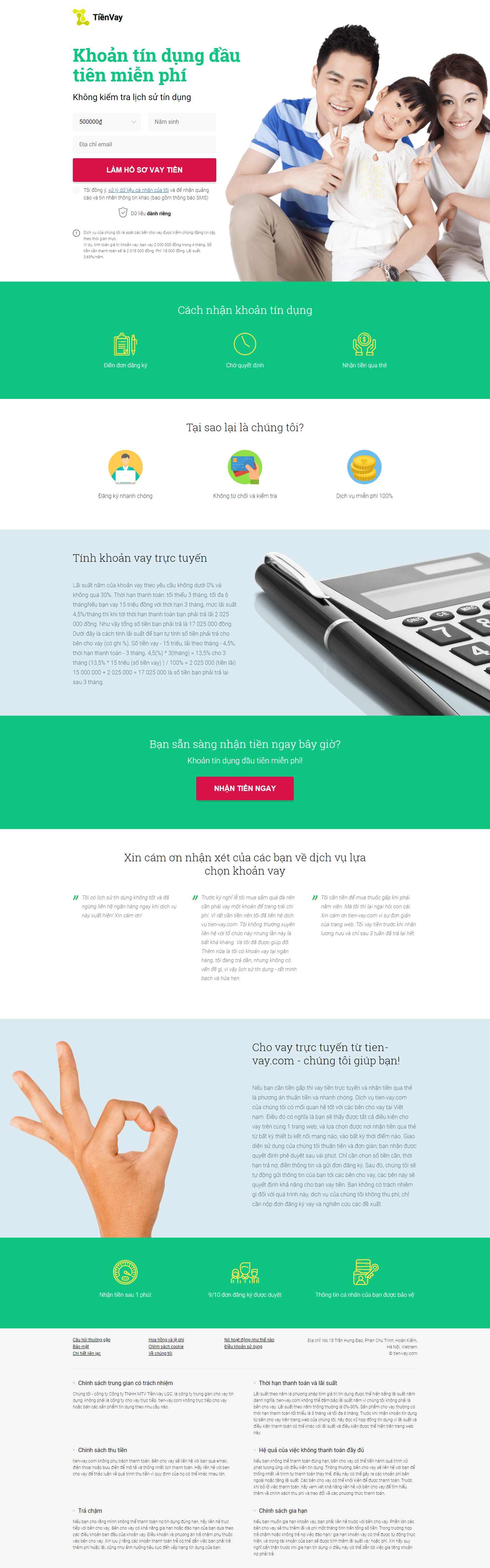 Thiết kế Web sơn la tien-vay.com