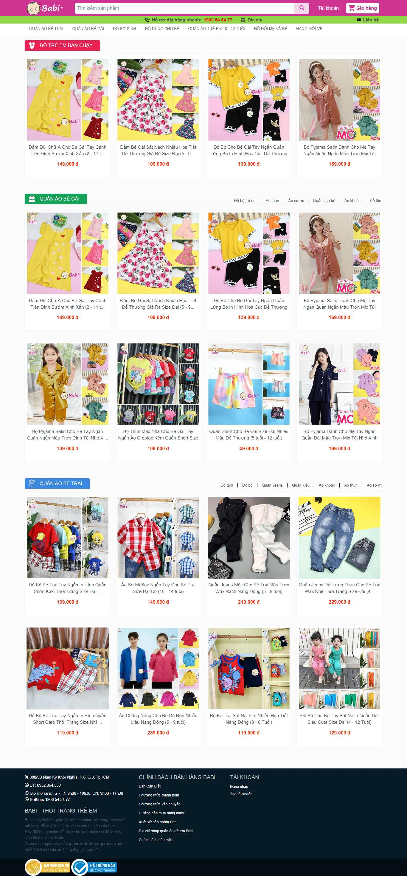 Thiết kế Web thái bình babi.vn