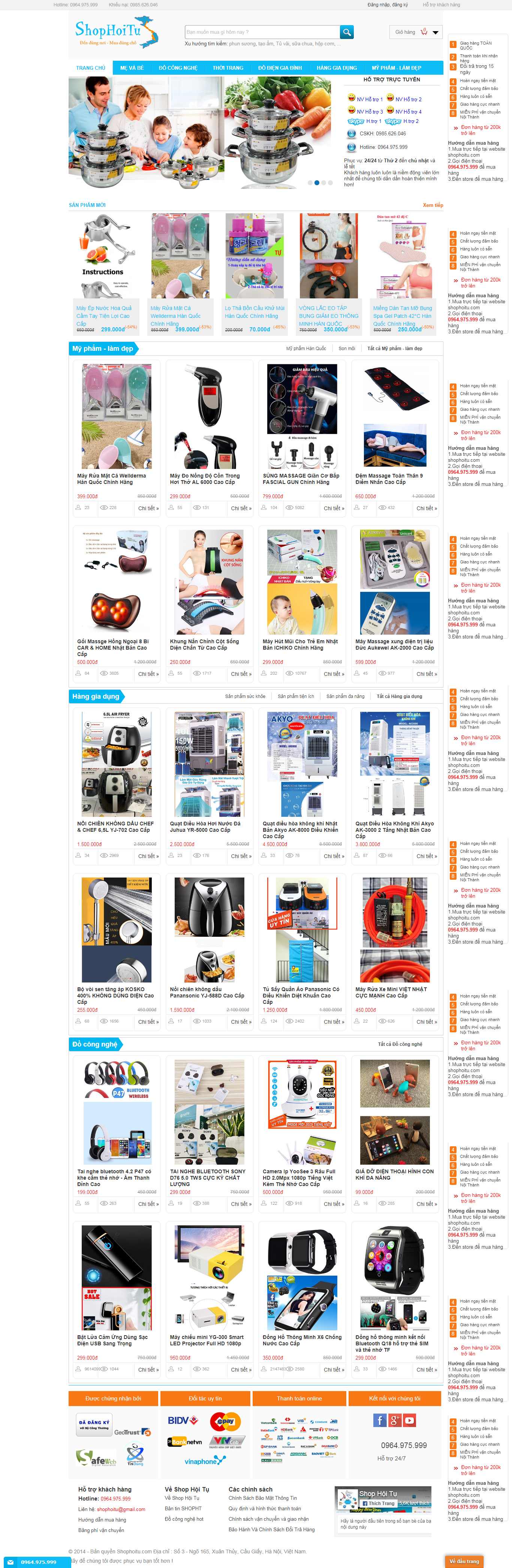 Thiết kế Web thái bình shophoitu.com