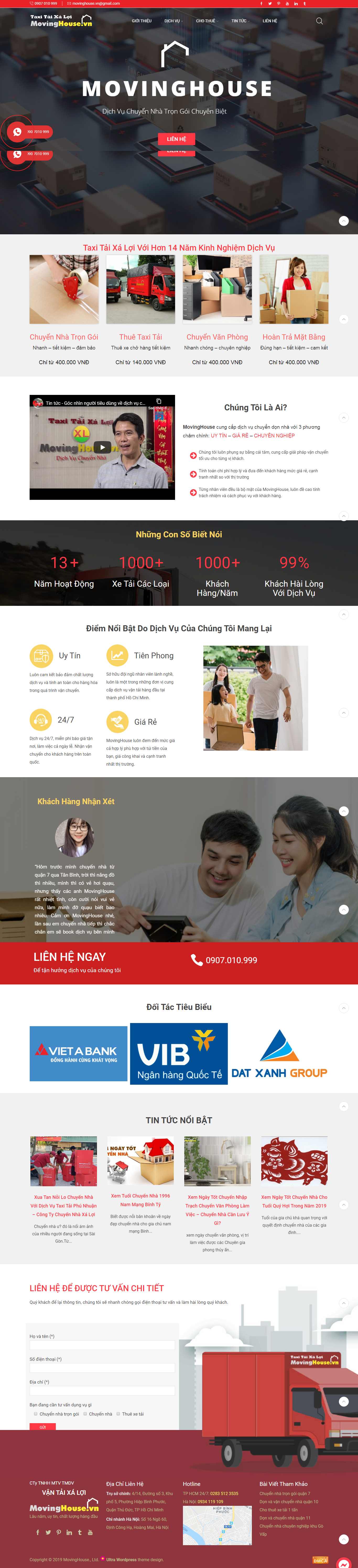Thiết kế Web chuyển nhà trọn gói movinghouse.vn