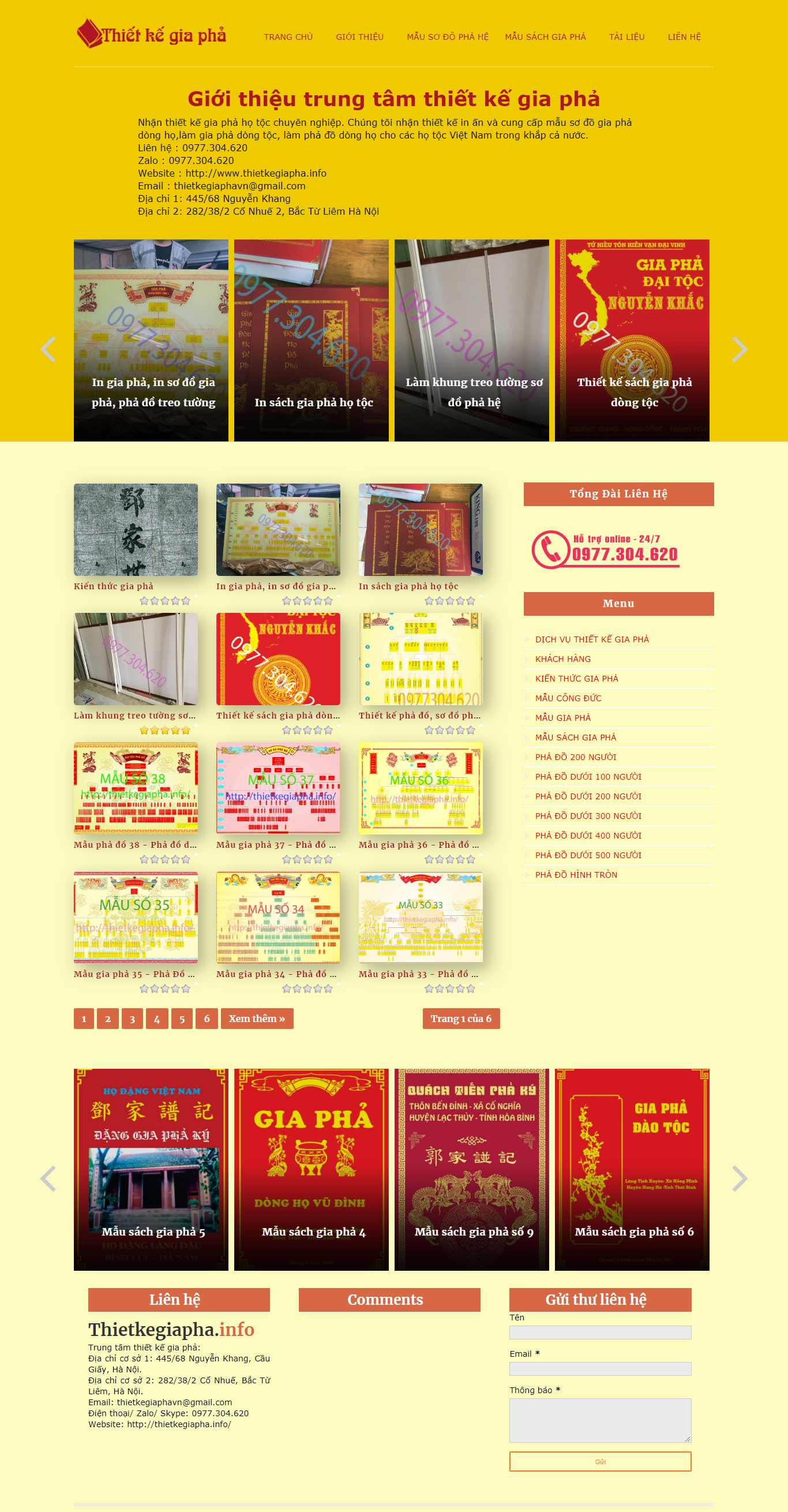 Thiết kế Web gia phả - phả đồ thietkegiapha.info