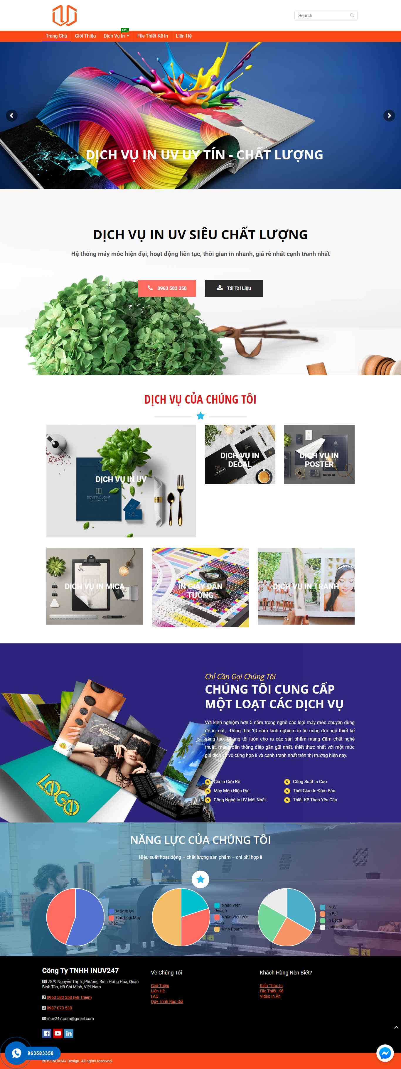 Thiết kế Web in ấn kỹ thuật số inuv247.com