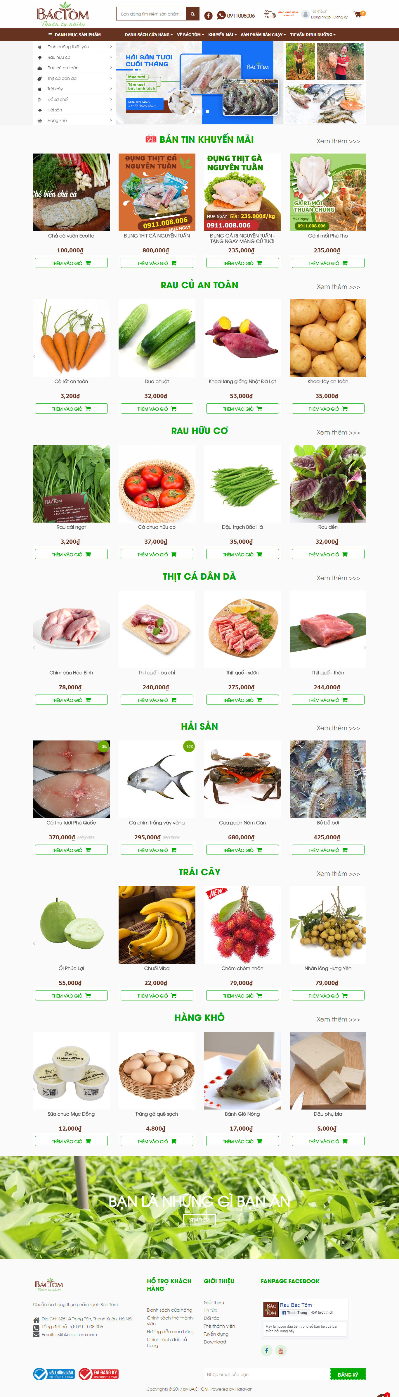 Thiết kế Web code thuần bactom.com