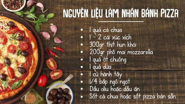 Cách làm Pizza gà thơm ngon béo ngậy