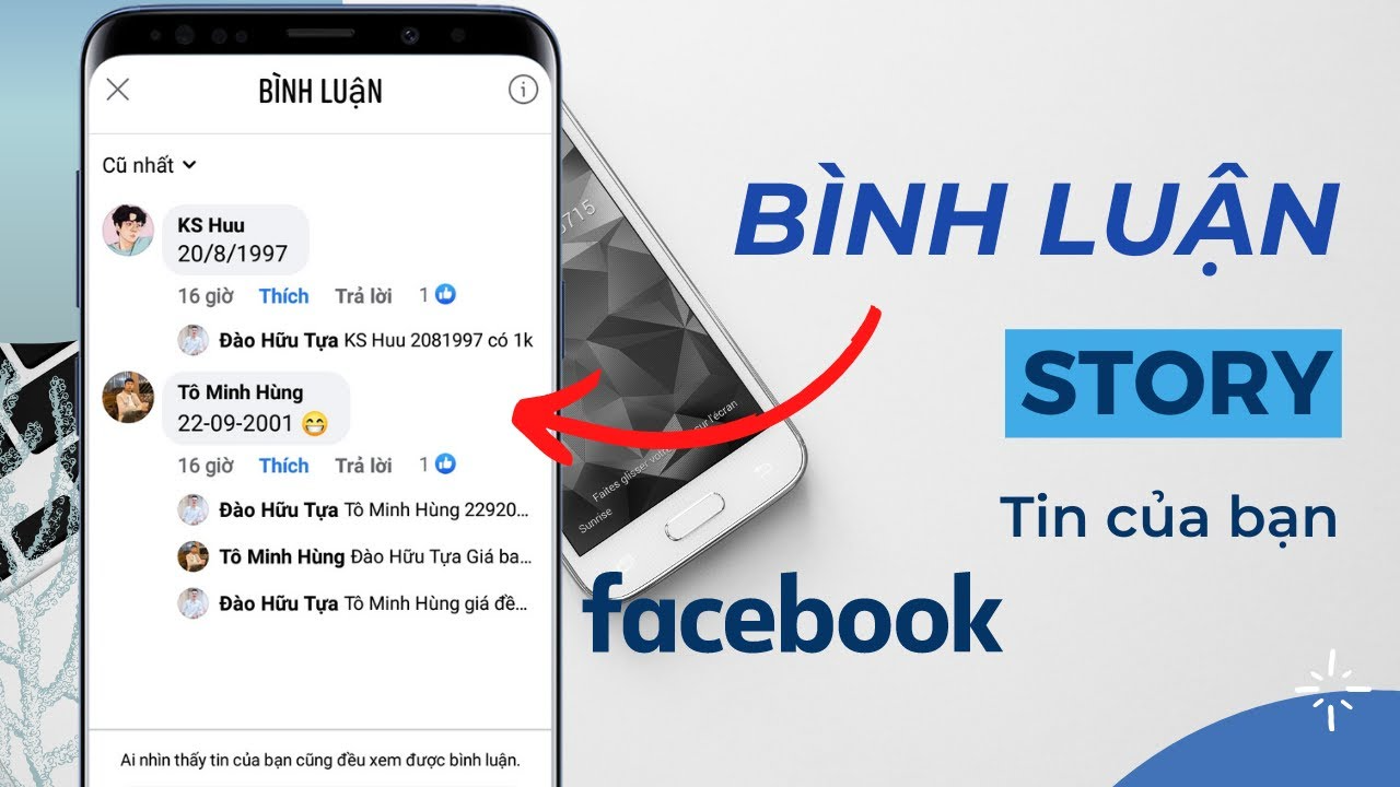Cách sử dụng tính năng bình luận Tin (Story) Facebook