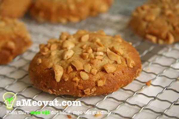 Cách làm bánh quy bơ đậu phộng thơm nức mũi