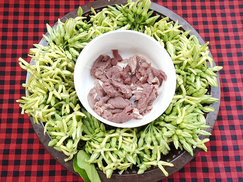 Cách làm thịt cuộn hoa thiên lý hấp siêu thơm ngon và bổ dưỡng