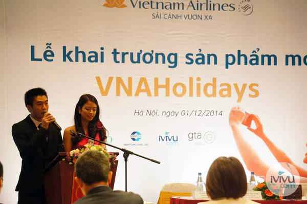 Hợp t&aacute;c c&ugrave;ng Vietnam Airlines ra mắt dịch vụ VNAHolidays