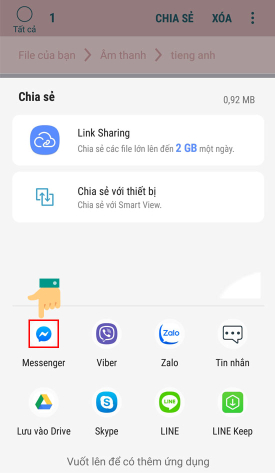 Cách nghe nhạc MP3 trực tiếp trên Facebook Messenger
